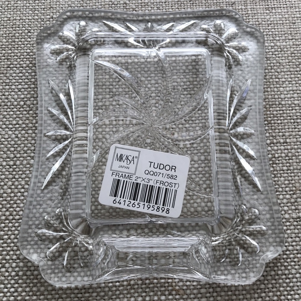 Mikasa Crystal Small Picture Frame
